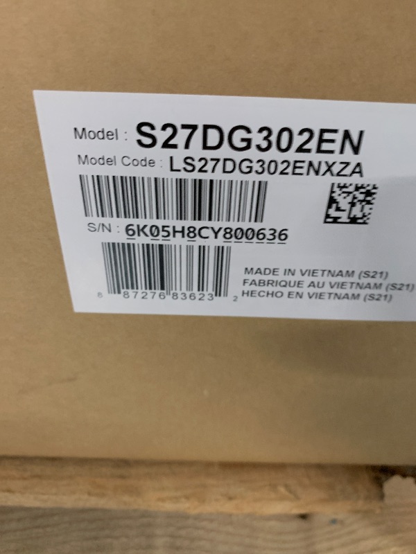 Photo 1 of ***FACTORY SEALED*** Samsung 27-Inch Odyssey G3 (G30D) Series FHD Gaming Monitor, 1ms, 180Hz, AMD FreeSync, Adjustable Stand, Black Equalizer, Virtual Aim Point, Eye Saver Mode, Flicker-Free, LS27DG302ENXZA