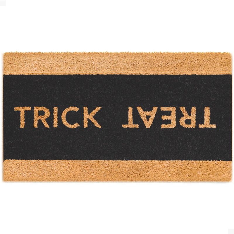 Photo 1 of ***FACTORY SEALED*** THEODORE MAGNUS Halloween Door Mat - Welcome Mat for Front Door with Non-Slip Backing - Durable Doormat - Perfect for Outside Entrance Matt - Outdoor/Indoor - Trick or Treat - 17" x 30"