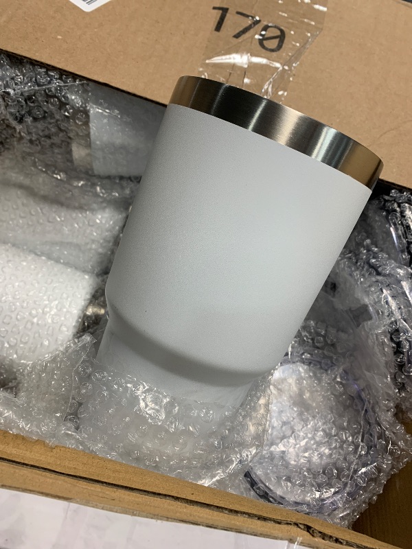 Photo 1 of (missing some pieces) (see images) Volhoply 30oz Insulated Tumbler with Lid and Straw, Double Wall Inner & Outer 304 Stainless Steel Tumblers Bulk