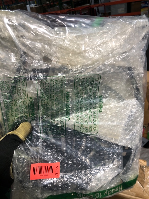 Photo 1 of ***(MISSING HARDWARE)***Fashion&cool Outdoor Side Tables, Weather Resistant Metal Patio Side Table, Small Round Outdoor End Table Side Table for Patio Yard Porch Balcony Garden Bedside, Plant Stand for Indoor Outdoor