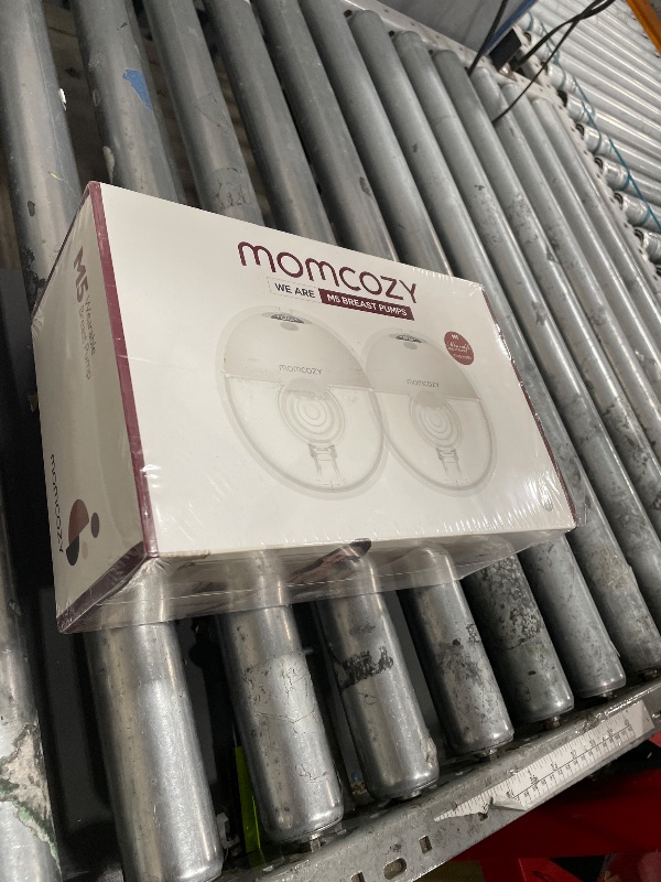 View 2 of **sealed** Momcozy M5 Hands-Free Wearable Breast Pump, Double-Sealed Flange for Baby-Like Comfort, 3 Modes & 9 Suction Levels, Portable Electric Pump – 24mm, 2-Pack Quill Gray