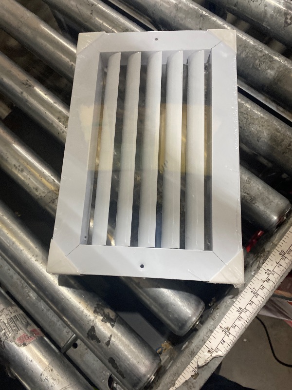 Photo 1 of 10x6 Inch (Duct Opening) Air Return Vent Cover Decorative – Premium Aluminum AC Vent Cover for Ceiling & Wall, Rustproof Grille, Ideal for Home HVAC Grille, Durable & Easy to Install by ACLAMINAIRE