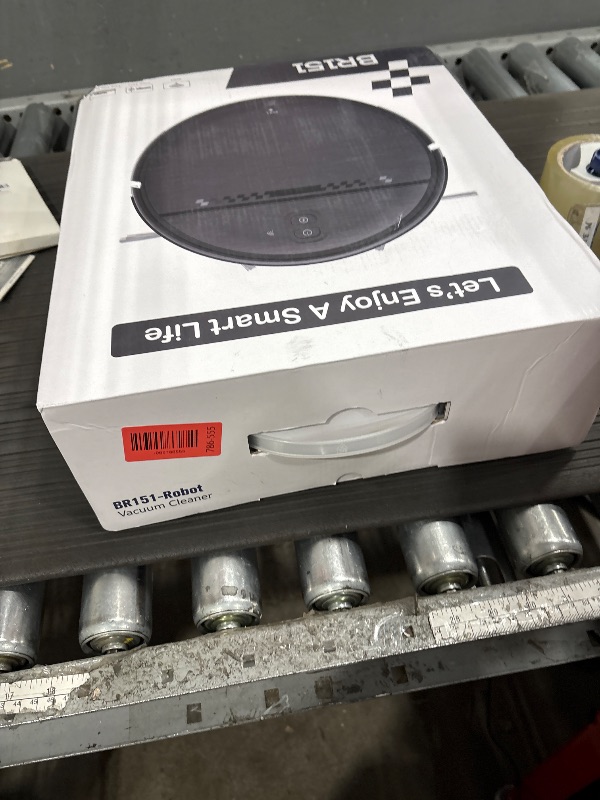 Photo 1 of **MISSING ACCESSORIES**Robot Vacuum and Mop Combo, 2-in-1 Mopping Robot Vacuum Cleaner with 2300Pa Suction, 2.87'' Slim Design, Wi-Fi/App/Voice Control, 3D Obstacle Avoidance&Self-Charging for Hard Floors, Carpets, Pet Hair