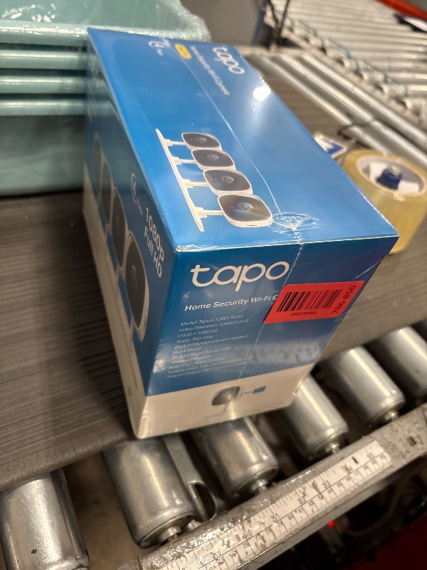 Photo 1 of **FACTORY SEALED**Tapo 1080P Indoor Wired Security Camera - Works as a Baby & Pet Monitor, Motion Detection, 2-Way Audio, Siren, Night Vision, Subscription-Free Local or Optional Cloud, Works with Alexa, C100(4-Pack)