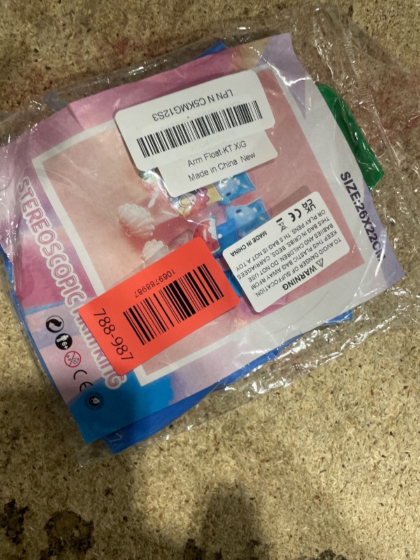 Photo 1 of 2 Pack Arm Floaties for Kids - Cute Cartoon Inflatable Pool Arm Floaties Swim Rings, PVC Arm Bands Floater Sleeves for Toddlers Children 3-5-6-12 Years (Watermelon) (Watermelon)