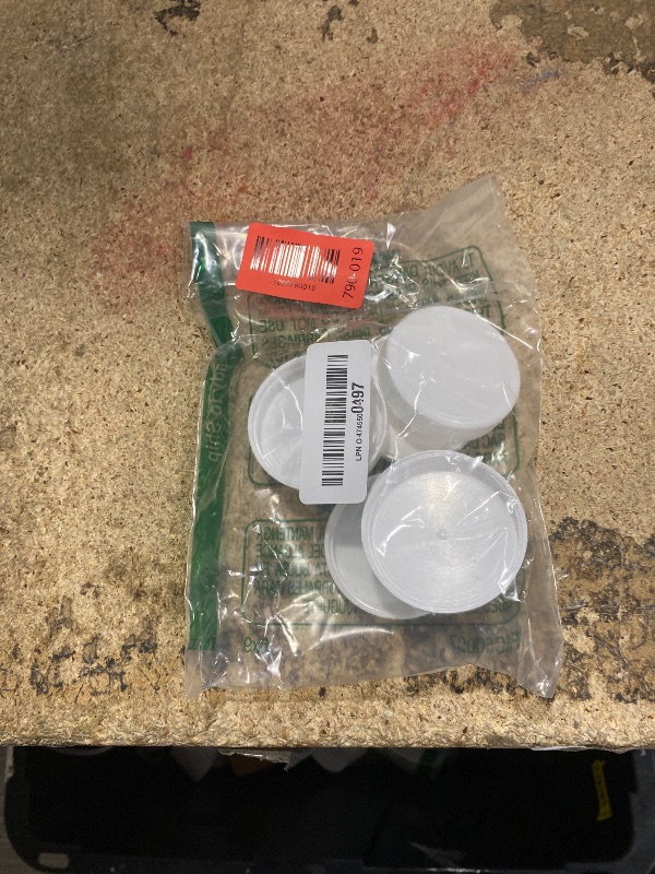 Photo 1 of (6-Pack) Calvana 53mm Reusable Water Jug Caps, Lids for 3 and 5 Gallon Water Jug, Water Bottle Cover Screw Top, Compatible with American Maid Plastic Water Bottles and Jugs Ranging, PP Material, White