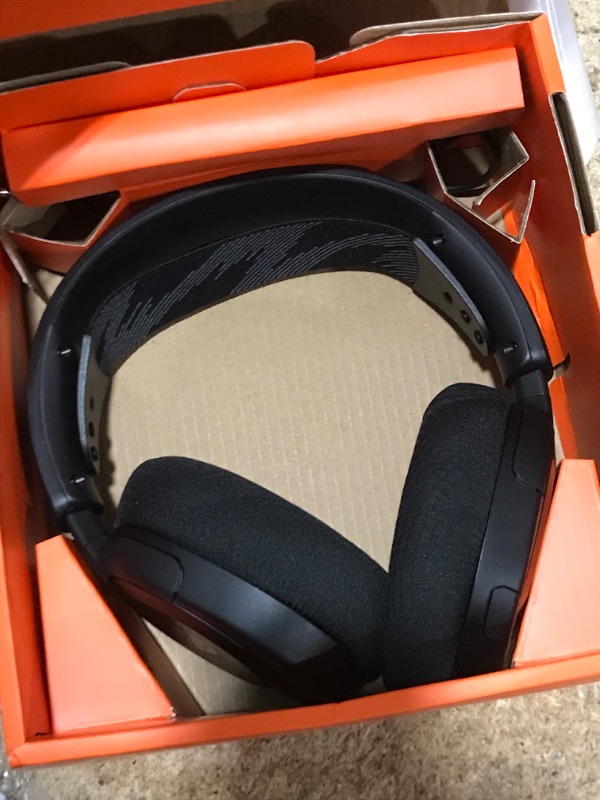 Photo 1 of ***MISSING CORD ***SteelSeries Arctis Nova 1 Multi-System Gaming Headset — Hi-Fi Drivers — 360° Spatial Audio — Comfort Design — Durable — Ultra Lightweight — Noise-Cancelling Mic — PC, PS5/PS4, Switch, Xbox - Black