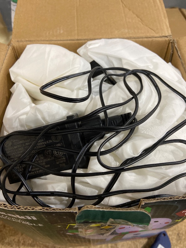 Photo 1 of 12FT Giant Christmas Inflatables Decorations Snowman Built-in Music & 360° Rotation 3-Color LED Lights, Huge Christmas Blow Up Yard Decoration Outdoor for Xmas Garden New Year