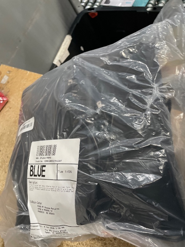 Photo 1 of 2 Pack Propane Tank Heater Blanket Gas LP Cylinder Tank Heater with Thermostat Controller Adjustment 41-122 °F and Timer Function, Propane Buckets Warmer Blanket Fit for 5-40LB Tanks (Black)