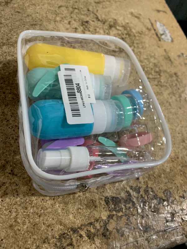 Photo 1 of 18pack Travel Bottles for Toiletries:Silicone TSA Approved-Containers for Toiletries,Leak Proof Refillable Liqus Shampoo And Conditioner Essentials toiletry Bottles