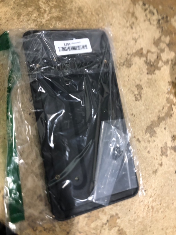 Photo 1 of 109684400B Rear License Plate Frames for Tesla Model Y and Model 3, Rear Plate Holder with Metal Stainless Steel Screws Cap and Screws, Rust Proof Rattle Proof Rear Plate Mounting Kit