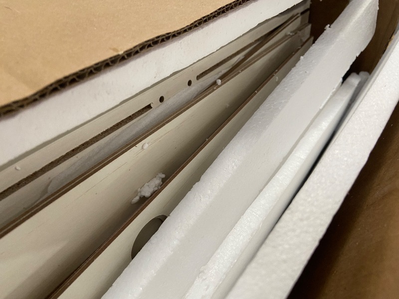 Photo 1 of 1 pc only**
Huuger Nightstand with Charging Station, 3 Drawer Night Stand Set of 2, 22 Inch Wider Side Table with Storage, Farmhouse Nightstand with Vintage Handles, Thicken Base, for Bedroom, Distressed White