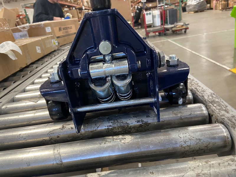 View 2 of *** PARTS ONLY *** TCE ATZ830026XU-2 Ultra Low Profile Floor Jack: Heavy Duty Hydraulic Steel Service Jack with Dual Piston Quick Lift Pump and Detachable Handle, 6,000 LBS Capacity (3 Ton), Blue