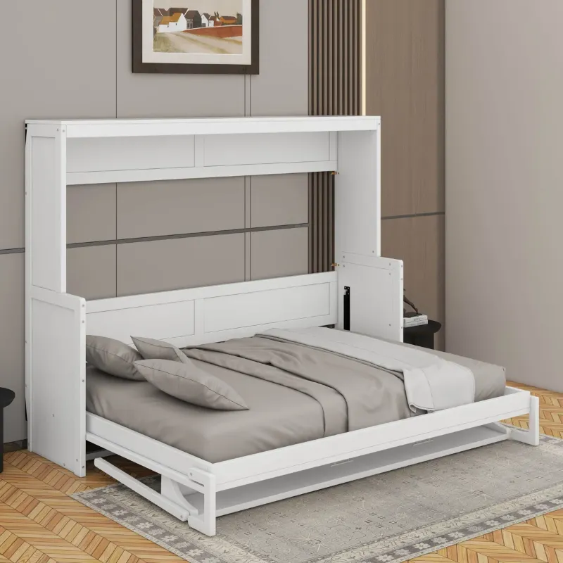 Photo 1 of ***BOX 1 OF 3, MISSING OTHER BOXES***Full size Murphy bed frame 