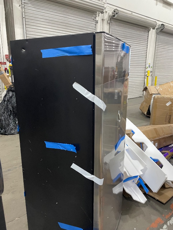 Photo 1 of ***PARTIAL SET - PRICE ADJUSTED***
Galanz GLF11US2A16 Upright Temperature Control Convertible Refrigerator/Freezer, Stainless Steel, 11 Cu.Ft