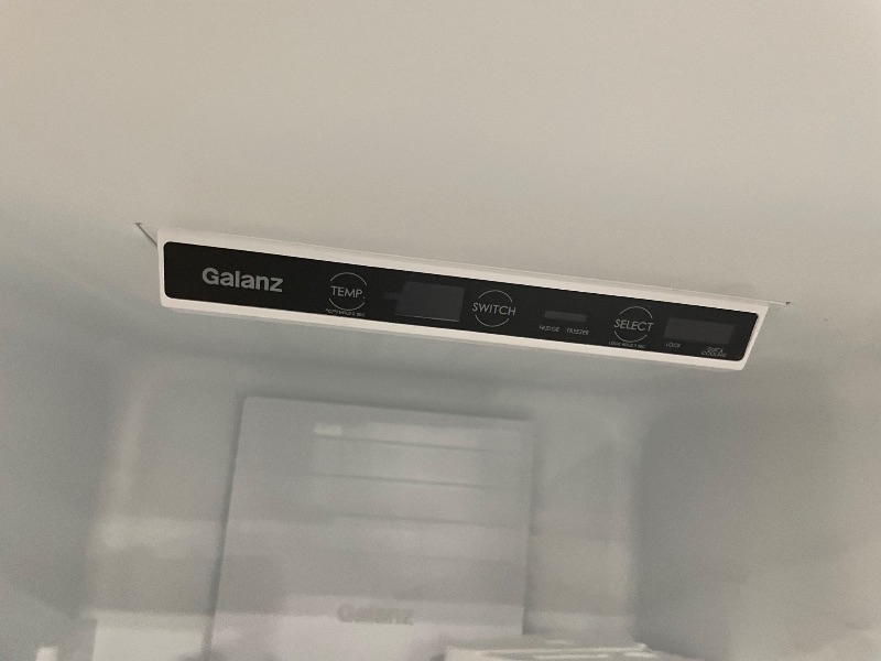Photo 1 of ***PARTIAL SET - PRICE ADJUSTED***
Galanz GLF11US2A16 Upright Temperature Control Convertible Refrigerator/Freezer, Stainless Steel, 11 Cu.Ft