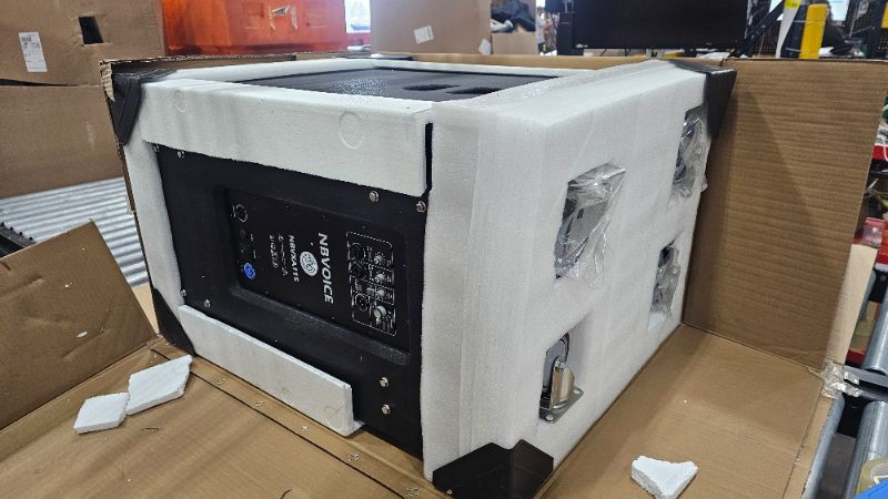 View 4 of ***PARTS ONLY***NBVOICE PRX ONE 2400W PA Speaker System w/ 15" Sub | 131dB Zero-Distortion Sound | Bluetooth DSP Control | Road-Ready Birch Enclosure | 7-Yr Warranty