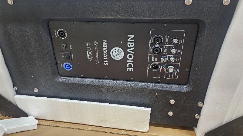 View 2 of ***PARTS ONLY***NBVOICE PRX ONE 2400W PA Speaker System w/ 15" Sub | 131dB Zero-Distortion Sound | Bluetooth DSP Control | Road-Ready Birch Enclosure | 7-Yr Warranty