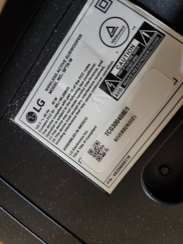 View 6 of *****************MISSING 1 OF THE SMALL SPEAKERS**********
LG S95TR 9.1.5-Channel OLED evo TV Matching Home Theater Soundbar with Rear Surround Speakers and Wireless Subwoofer, Wow Orchestra, Dolby Atmos, WOWCAST Built-in (2024 Model)