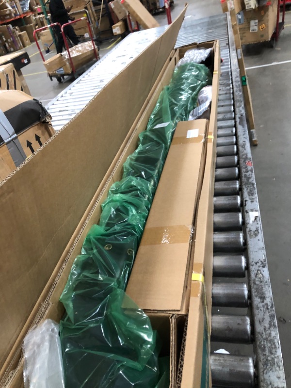 Photo 1 of ***(Minor Damage/ See Notes For Details)***YHTAUTO 4 Inch Running Boards Side Steps Fit Jeep Wrangler JL 2018-2026 (Incl.21-24 4xe; w/Fender Vent), 4-Door SUV, Oval Bent Ends Carbon Steel Black Powder, Cab Side Step Rails Exterior Accessories