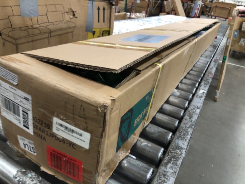 Photo 1 of ***(Minor Damage/ See Notes For Details)***YHTAUTO 4 Inch Running Boards Side Steps Fit Jeep Wrangler JL 2018-2026 (Incl.21-24 4xe; w/Fender Vent), 4-Door SUV, Oval Bent Ends Carbon Steel Black Powder, Cab Side Step Rails Exterior Accessories