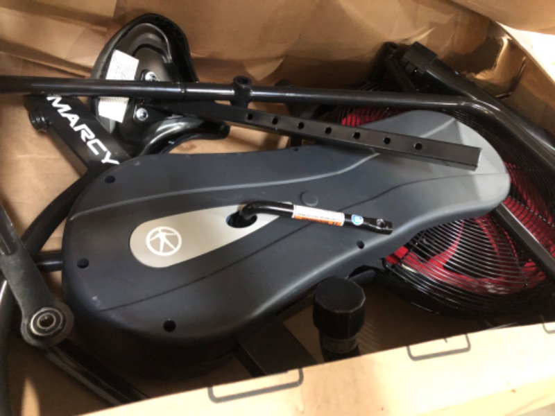 Photo 1 of *** PARTS ONLY **** Marcy Fan Exercise Bike with Air Resistance System – Red and Black – NS-1000