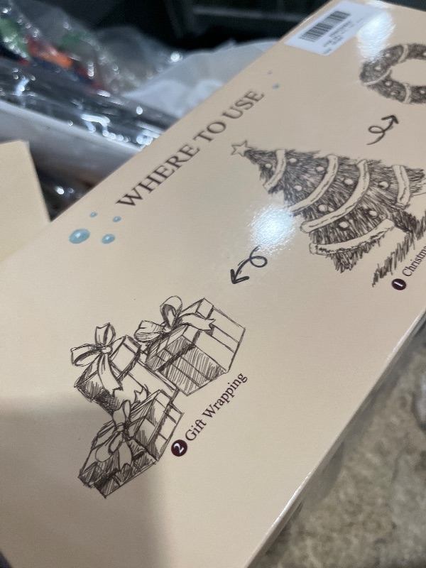 Photo 1 of 30 Pcs Velvet Ribbon Bows for Christmas Tree Decorations - Assorted Colors (Khaki, Brown, Red) 10 of Each, 5x7 Inch Pre-Tied Rustic Vintage Bows for Wreath, Garland, Gift Wrapping & Holiday Home Décor