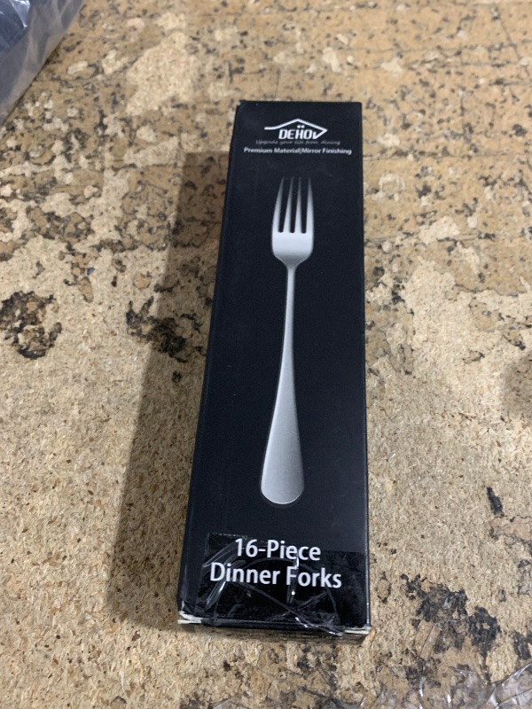 Photo 1 of 16-Piece Gold 8 Inches Stainless Steel Dinner Forks Set,Golden Silverware Fork,Durable Mirror Polishing Table Forks For Restaurant And Hotel