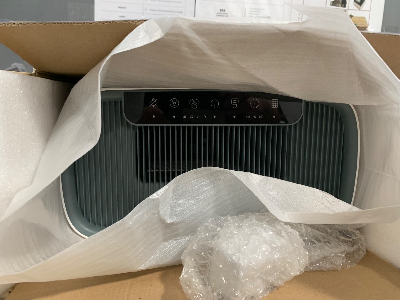 Photo 1 of ***MISSING CHARGER***Air Purifiers for Home Large Room, Cover Up to 2400 Ft² with True HEPA Filter, Smart Mode, PM2.5 Air Quality Display, 22dB Sleep Mode, Aromatherapy with 2X-Purification & 360°Air Outlet, HAP603, White