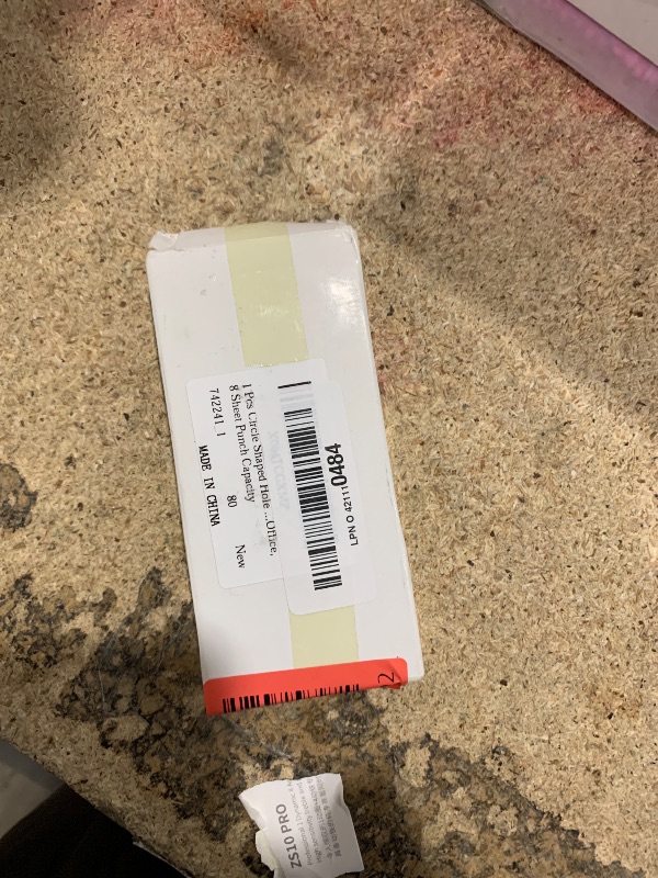 Photo 1 of 1 Pcs Circle Shaped Hole Handheld Paper Punches, 1/8 Inch Small Single Hole Punch, Mini Metal Hole-Punches for DIY Craft Paper, Tags, Ticket, Greeting Cards for Home, Office, 8 Sheet Punch Capacity