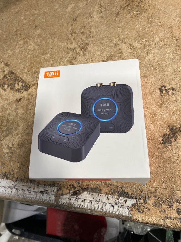 Photo 1 of 1Mii 2.4GHz Wireless Audio Transmitter Receiver Set for TV, 260Ft/80M Long Range 25ms Low Latency with AUX RCA in/Out, Wireless Audio Adapter for TV PC Powered Speaker Amplifier Soundbar