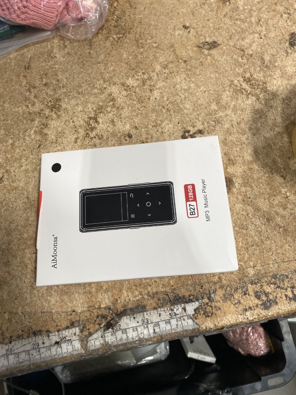 Photo 1 of 128GB MP3 Player with Bluetooth 5.2, AiMoonsa Music Player with Built-in HD Speaker, FM Radio, Voice Recorder, HiFi Sound, E-Book, Earphones Included