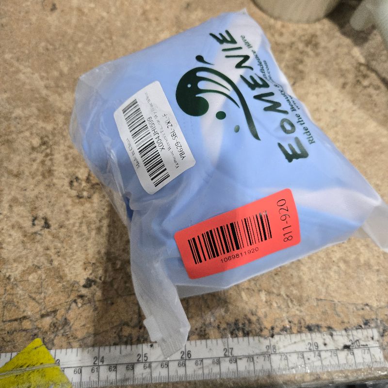 Photo 1 of 2 XL Eomenie One Piece Swimsuit Lace-Up Back,Colorblock Waist-Slimming,Adjustable Wide Straps,Fully Lined Coverage,Resort Swimwear Sky Blue White