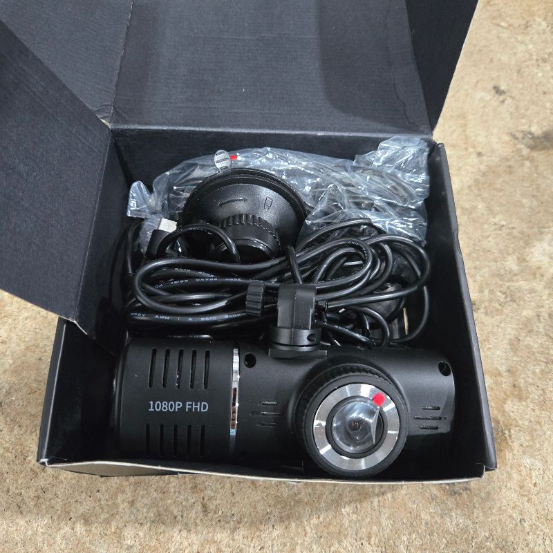 Photo 1 of Dash Cam Front and Rear, 1080P Dash Camera for Cars, 3 Channel Car Camera Front Rear and Inside with 32GB Card, Loop Recording, Night Vision, HDR, 24Hr Parking, G-Sensor