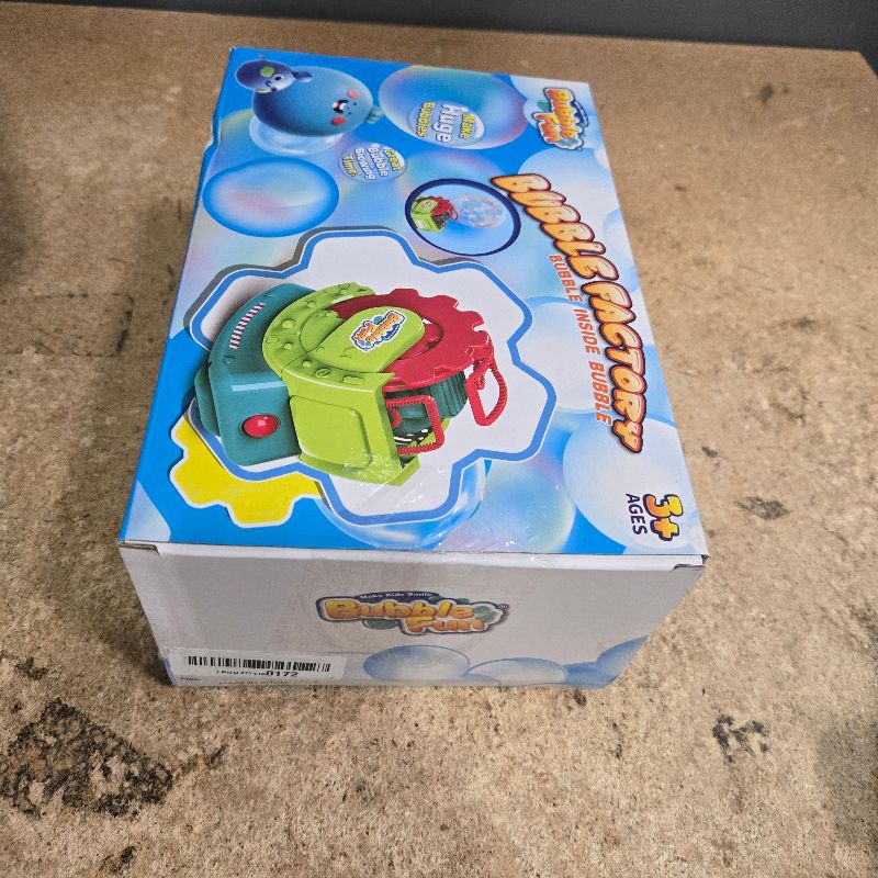 Photo 1 of **MISSING BUBBLES**Bubble Machine for Toddlers Kids & Pets, with 8oz Safe Solution, Extra Large & Bubbles in Bubble Maker, Children & Pets Dog Toys Gift, Indoor/Outdoor Birthday Wedding Party Bubble Blower