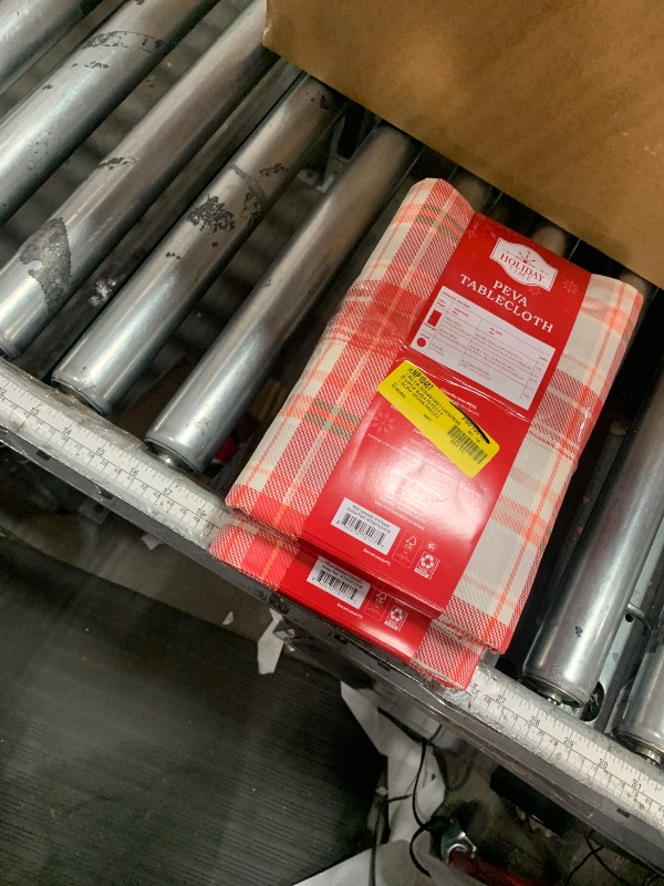 Photo 1 of 
holiday time peva tablecloth 70 in