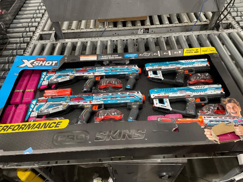 View 1 of ZURU X-SHOT PRO Series Fury-X and Longshot Combo Pack.