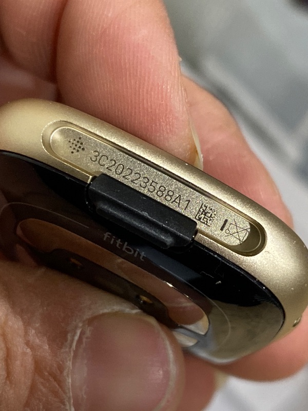 Photo 1 of **need charged** ** charged cable not included**

Fitbit Sense 2 Advanced Health and Fitness Smartwatch with Tools to Manage Stress and Sleep, ECG App, SpO2, 24/7 Heart Rate and GPS, Blue Mist/Pale Gold, One Size (S & L Bands Included)