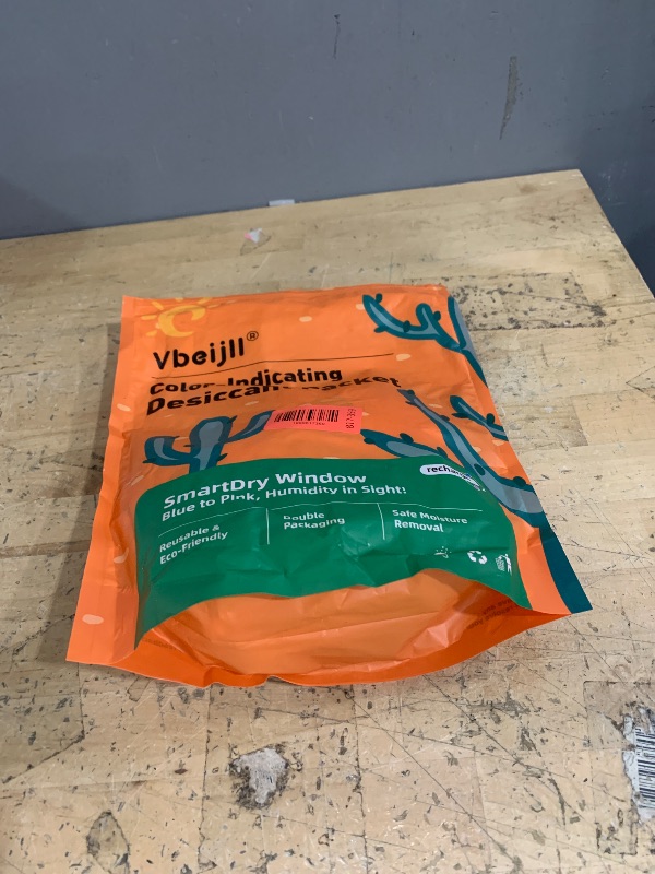 Photo 1 of 120 Gram (6 Pack) Color-Indicating Desiccant Packs for Storage, Rechargeable Silica Gel Packets, Moisture Absorbers for Storage Bins, 3D Filaments, Cars, Safe, Electronics, Toolboxes