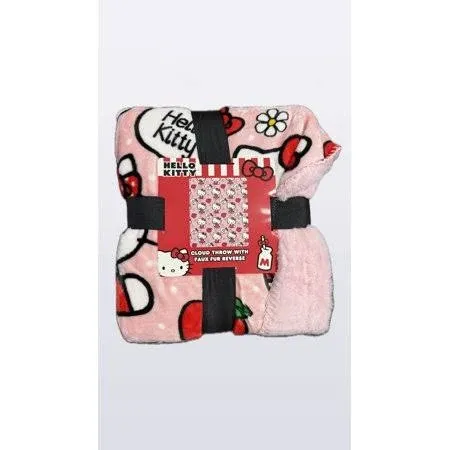 Photo 1 of  pink Hello Kitty Cloud Throw
