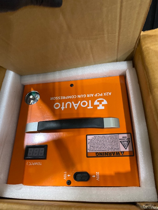 Photo 1 of *** PARTS ONLY *** TOAUTO A2X Upgraded PCP Air Compressor, One Button Start, Auto-Stop, Portable 4500Psi/30Mpa, Oil/Water-Free, HPA Compressor for Paintball/PCP Air Rifle/Scuba Tank,Powered by Home 110VAC or Car 12VDC