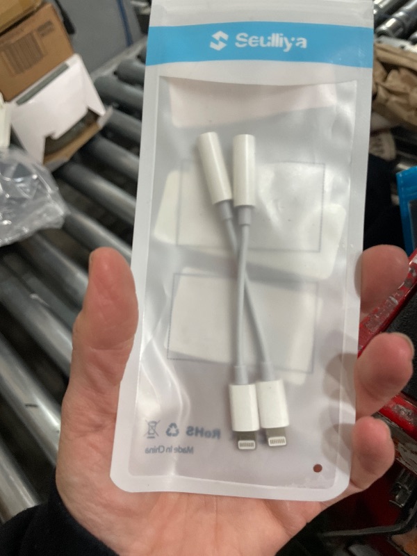 View 2 of [Apple MFi Certified] 2 Pack Lightning to 3.5 mm Headphone Jack Adapter, iPhone Aux Adapter Converter Dongle Audio Cable Compatible with iPhone 14 13 12 11 X XS 8 7