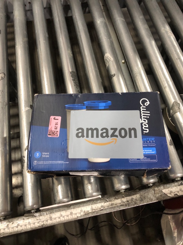 Photo 1 of ***MISSING PARTS***
Culligan with ZeroWater Technology Replacement Filter 3-Pack, 5-Stage Advanced Water Filter – IAPMO Certified to Reduce Lead, Total PFAS (Forever Chemicals), Mercury, Fluoride, and Chlorine