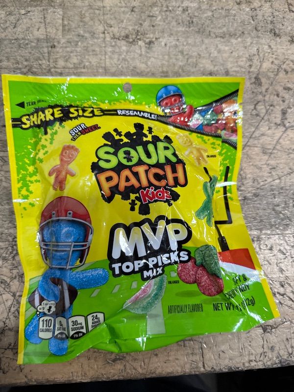 Photo 1 of  8/26 SOUR PATCH KIDS MVP Top Picks Mix Soft & Chewy Candy, Share Size, 11 oz