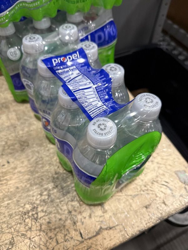 View 2 of 1/26 Propel Electrolyte Enhanced Water Sports Drink, Kiwi Strawberry Flavored Water, Zero Calorie & Zero Sugar Hydration with Electrolytes and Vitamins C & E, 12 fl oz Water Bottles (8 Pack)