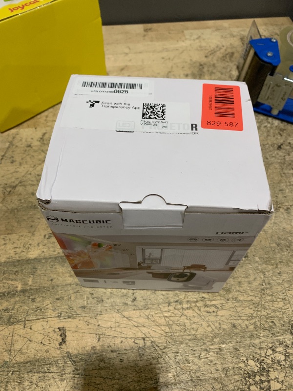 Photo 1 of ?Auto Focus&1080P?Magcubic Mini Smart Projector with 4K Support, Portable Projector with Wifi and Bluetooth, 5W Speaker, Built in Apps, Voice Control, Outdoor Movie Projector