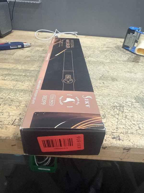 Photo 1 of 1 1/4 Inch Curling Wand Ceramic Long Barrel,1.25 Inch Curling Wand Iron for Long Hair,Dual Voltage Hair Curling Wand