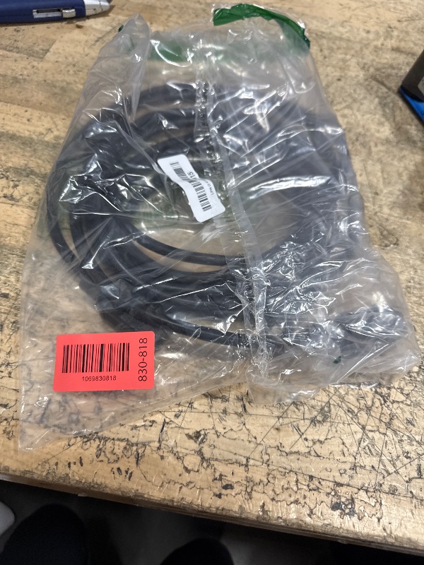 View 2 of 10 FT (2Pack) 13A 1625W 16/3 Black Extension Cord, Indoor Extension Cord for Laptops, Coffee Makers, Office Home Appliances, 3 Prong Resistant Cable Flexible, 125V ETL Listed