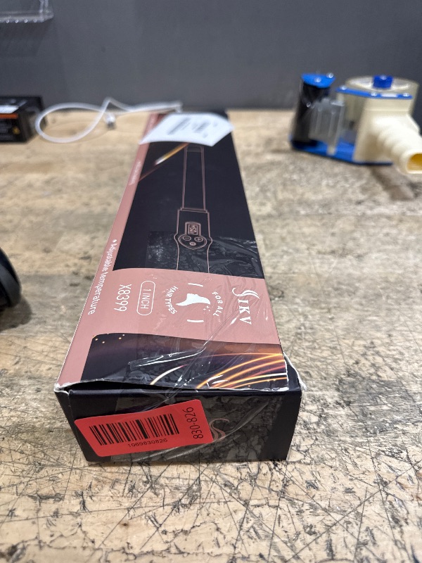 Photo 1 of 1 Inch Curling Wand Long Barrel, Dual Voltage Hair Curling Iron Wand Ceramic for Long Hair,10 Adjustable Temp