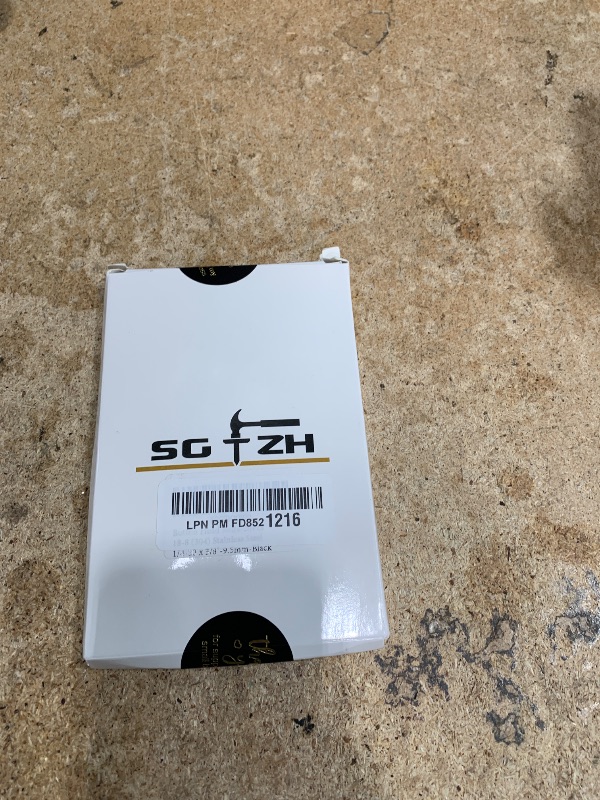 Photo 1 of 1/4-20 x 3/8" Button Head Socket Cap Bolts Screws, 20Pcs 304 Stainless Steel 18-8, Allen Hex Drive, Black Oxide by SG TZH(with Hex Spanner)